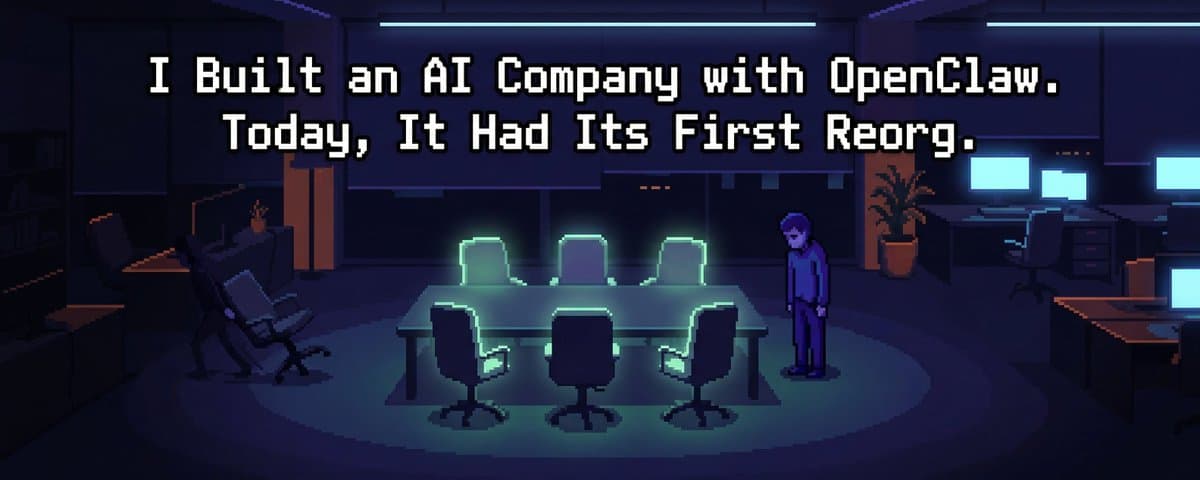 I Built an AI Company with OpenClaw. Today, It Had Its First Reorg.