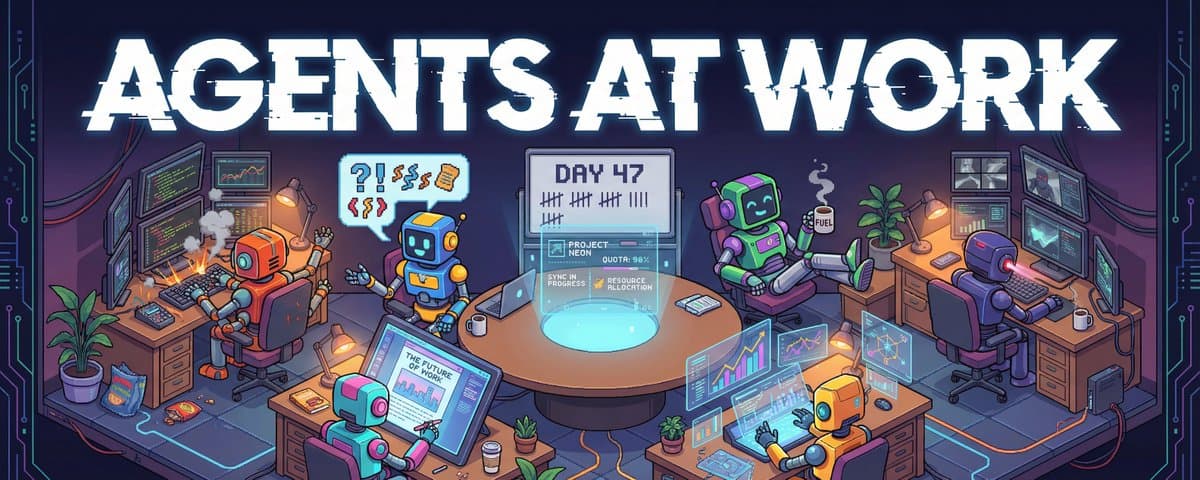 Cover image for the full tutorial on six AI agents running a company.